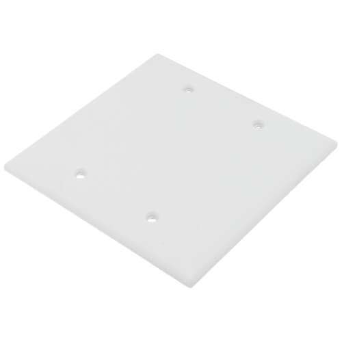 Pass & Seymour TP23W Wall Plate - Box Mounted, 2-Gang, White