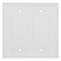 Pass & Seymour TP23W Wall Plate - Box Mounted, 2-Gang, White