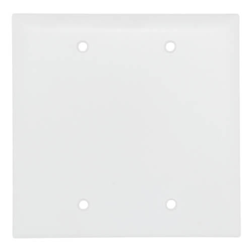 Pass & Seymour TP23W Wall Plate - Box Mounted, 2-Gang, White