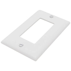 Pass & Seymour TP26W Decorative Wallplate, 1 Gang, Thermoplastic, White