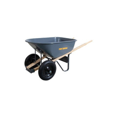 True Temper R6TW14 Ames True Temper 6 Cu. Ft. Steel Wheelbarrow With Dual Wheels