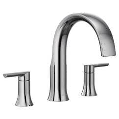 Moen TS983 Doux Two Handle Roman Tub Faucet Chrome Trim Only