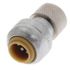 SharkBite U3523LF 1/4 x 3/8 Inch Brass Valve Connector Push to Connect