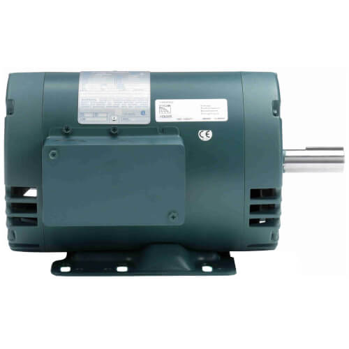 Marathon U758 Motor 1 HP 1750 RPM 3 Phase 143T ODP