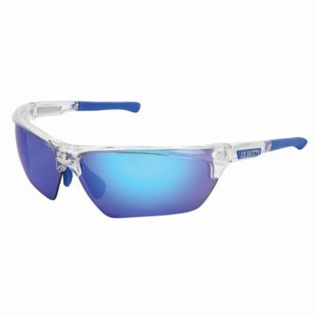 MCR Safety DM1328B Dominator 3 Eyewear Clear/Blue Frame 1/Each