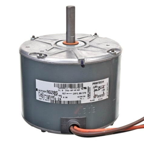 Rheem 51-101774-24 Condenser Fan Motor, Direct Drive, 1/6 HP, 1 Phase, For RA14AZ Air Conditioners