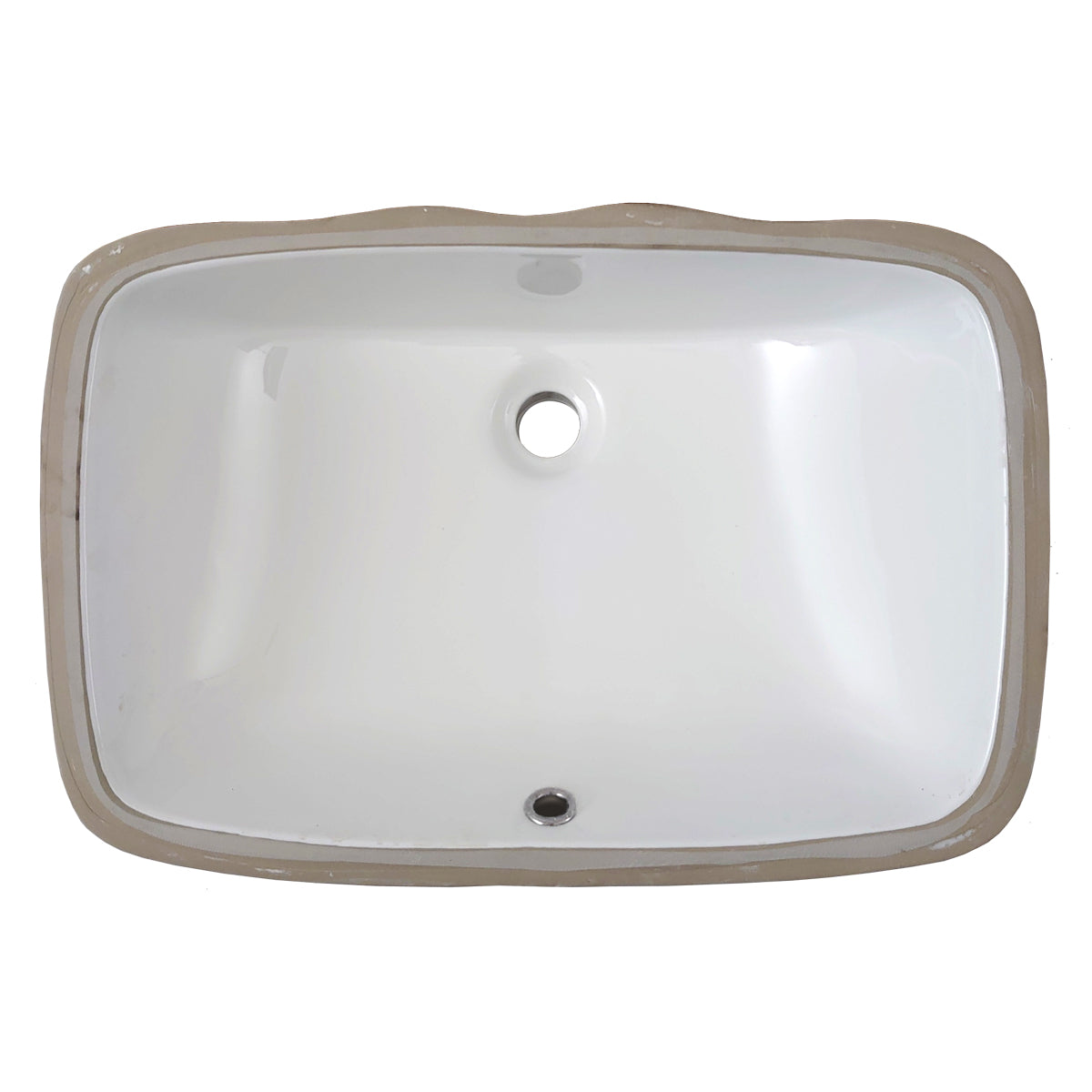 DAKOTA Dakota Plumbing Products US-2013W Undermount Vanity Sink White