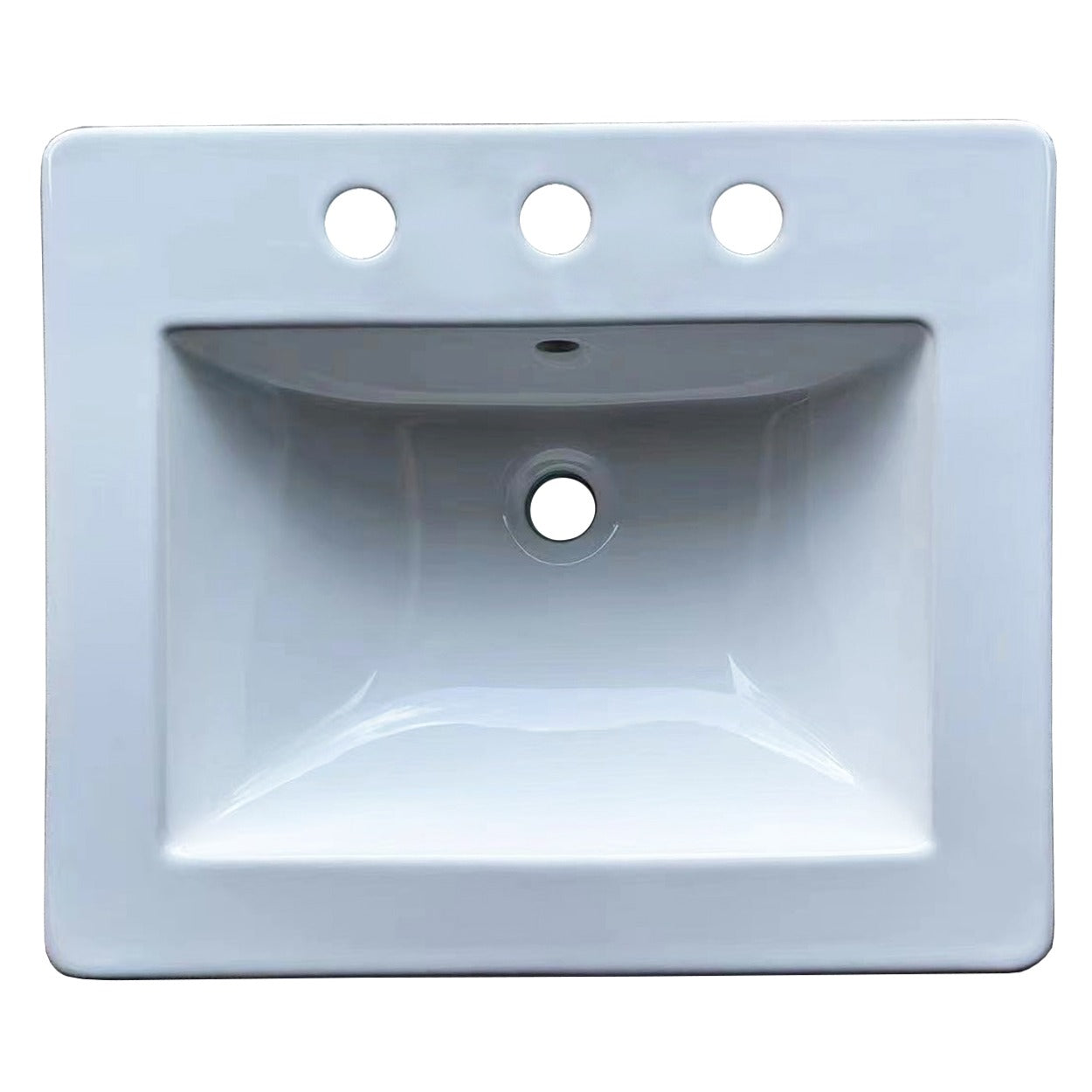 DAKOTA Dakota Plumbing Products US-TM2119W-8W Vanity Sink White