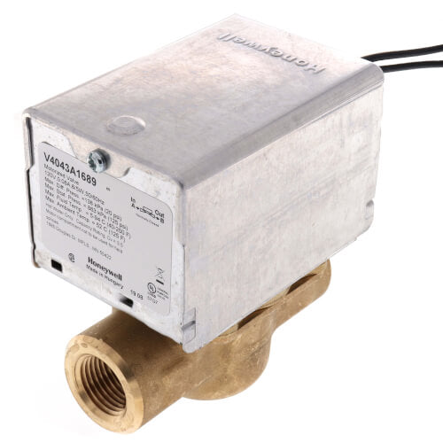 Honeywell Home V4043A1689 1/2 NPT Connection Zone Valve 120V