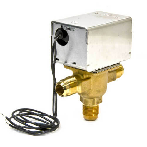 Honeywell Home V4044A1001 3-Way Zone Valve with 18 Inch Lead, 1/2 Inch Flare Connection, Normally Closed, 120V