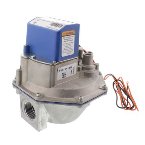 Honeywell V4943N1012 Diaphragm Gas Valve 120V Single-Stage Pressure Regulating Rapid Opening