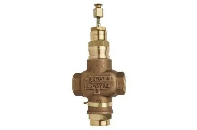 Honeywell V5013N1063 1 inch Three-Way Globe Valve 11.7 Cv