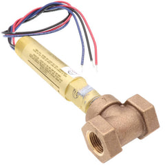 Dwyer V6EPB-B-S-1-B Flotect Series V6 Mini-Size Flow Switch Brass SPDT Snap Switch 1/2 NPT Process Connection