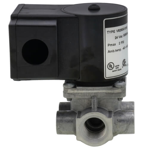 Honeywell V8295A1016 1/2 inch Solenoid Gas Valve 250 CFH