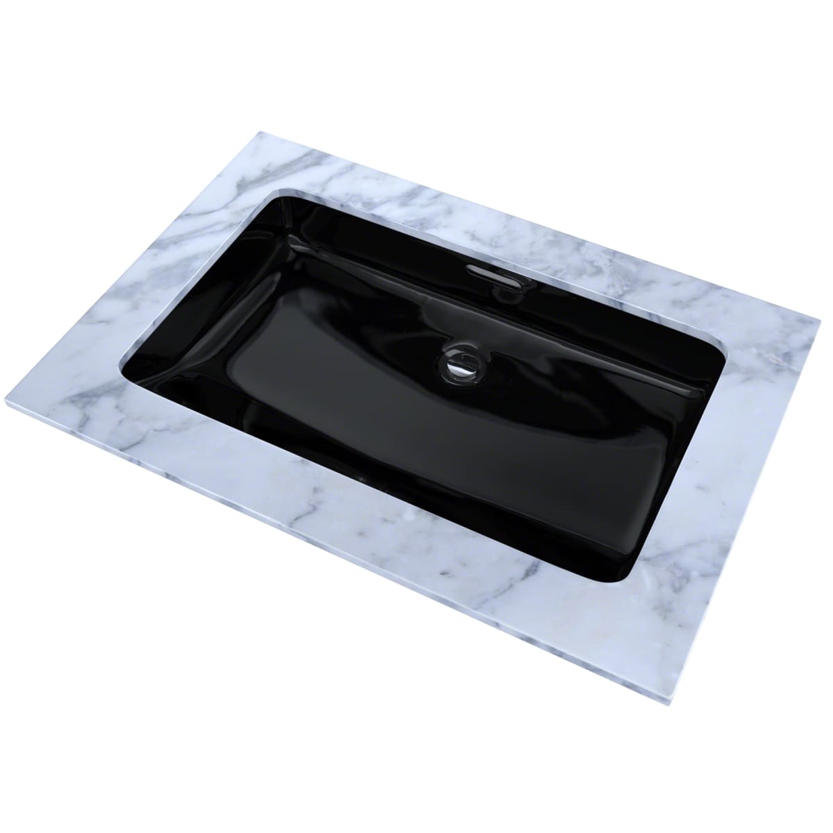 Toto LT191#51 Rectangular Undermount Bathroom Sink, Ebony