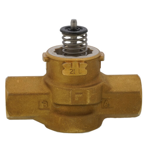 Honeywell Home VCZBB1000 1/2 Inch NPT 2-Way VC Hydronic Valve Assembly Quick Open Flow 3.5 Cv