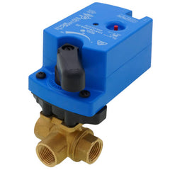 Johnson Controls VG1841AD+9T4GGA Three-Way Brass Valve 24v 1/2 In.