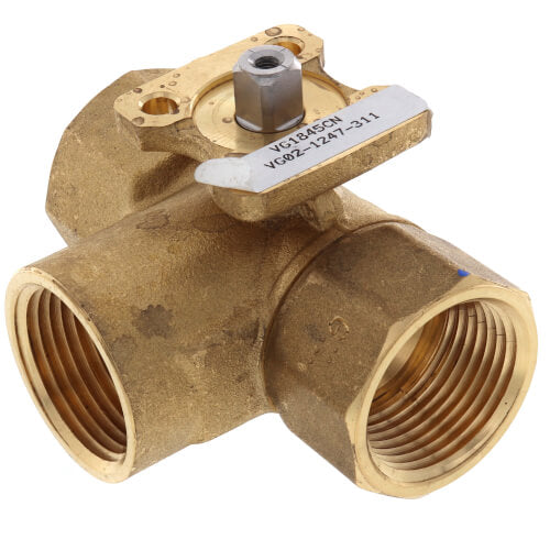 Johnson Controls VG1845AG Stainless Steel Three-Way Ball Valves 4.7 Cv Port 1/2 Inch Size