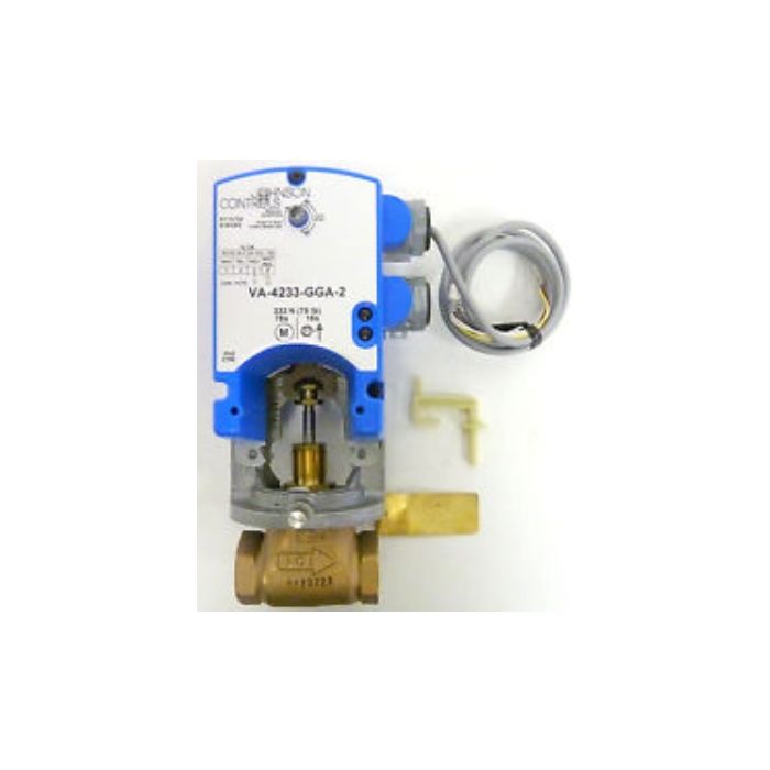 Johnson Controls VG7241LT+423AGA 3/4 inch Valve NO 7.3 CV with VA-4233 Floating Actuator