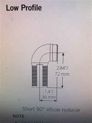 Victaulic A004AQBDEL Elbow 90 Degree Short Low Profile 1/2 Inch NPT