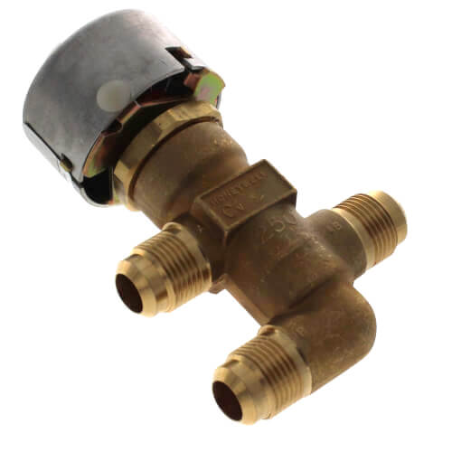 Honeywell VP526A1100 | 3/8 Flare Bronze 3-Way Mixing Valve | 1 CV