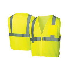 Pyramex RVZ2110XL Xl Lime Cl2 Level 2 Safety Vest