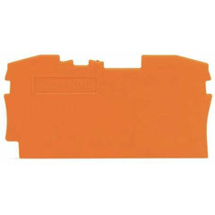 WAGO 2006-1292 END PLATE FOR 2002-1201 0.8MM ORANGE