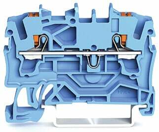 WAGO 2202-1204 Neutral-Through Terminal Block with Push-In Connections