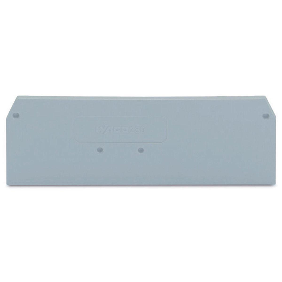 WAGO 280-314 End and Intermediate Plate - Gray - 2.5mm width