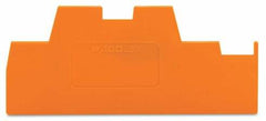 WAGO 280-369 Terminal Block End Plate H-38.3MM/W-1.1MM/D-74MM Orange