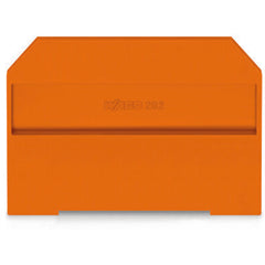 WAGO 282-312 End and Intermediate Plate - Orange Color (4mm Width)