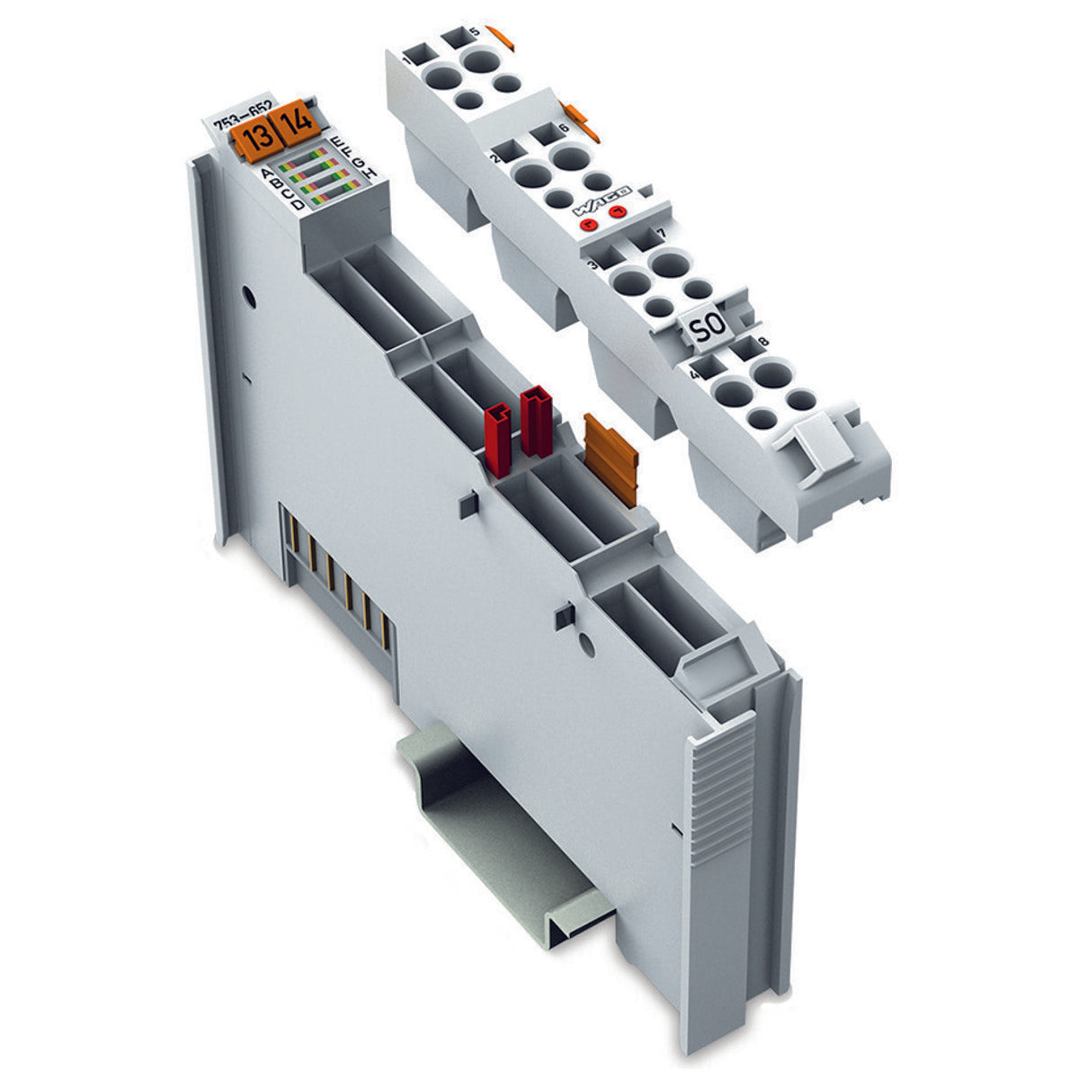 WAGO 753-652 Pluggable Communications Module with Plug-in Connector 5Vdc