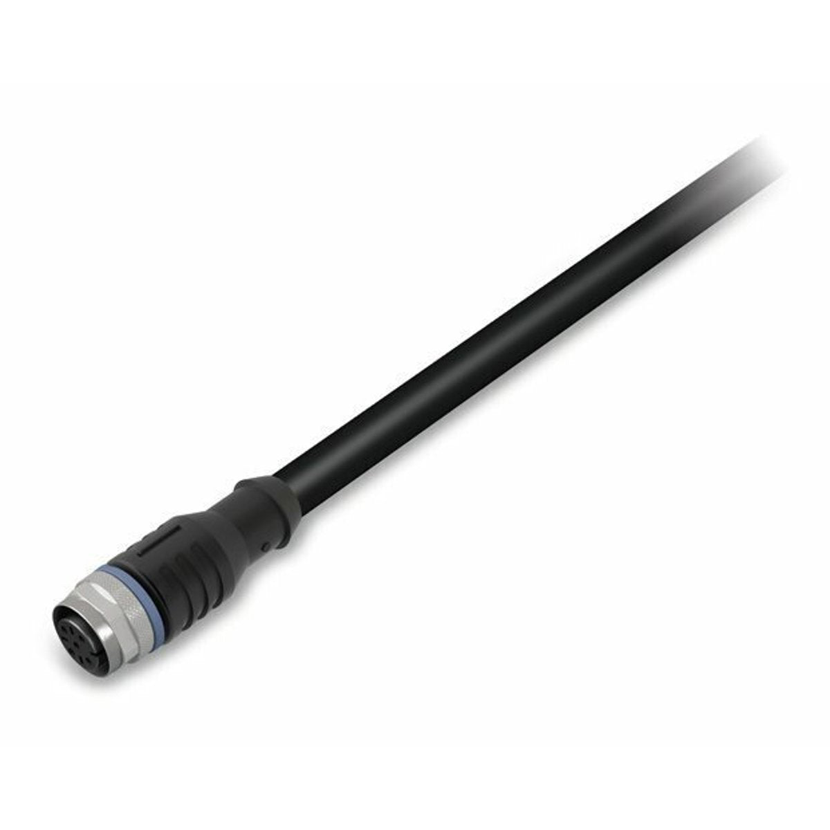 WAGO 756-5301/040-015 Sensor/Actuator Cable; M12A Socket; Straight; 4-Pole; Length: 1.5 m