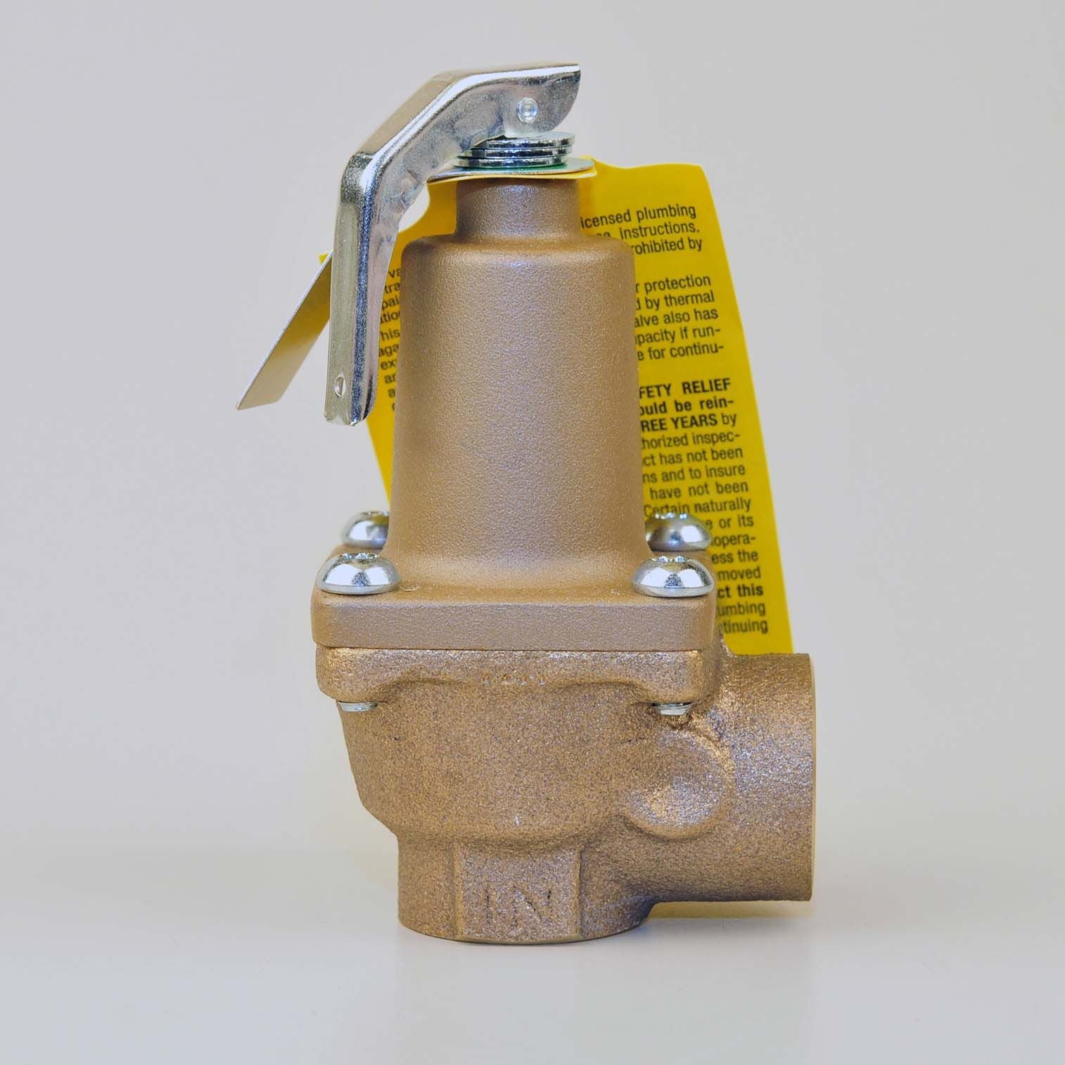 Watts 0274513 Series 174A 3/4 in. Bronze FNPT 50# 250 Relief Valve