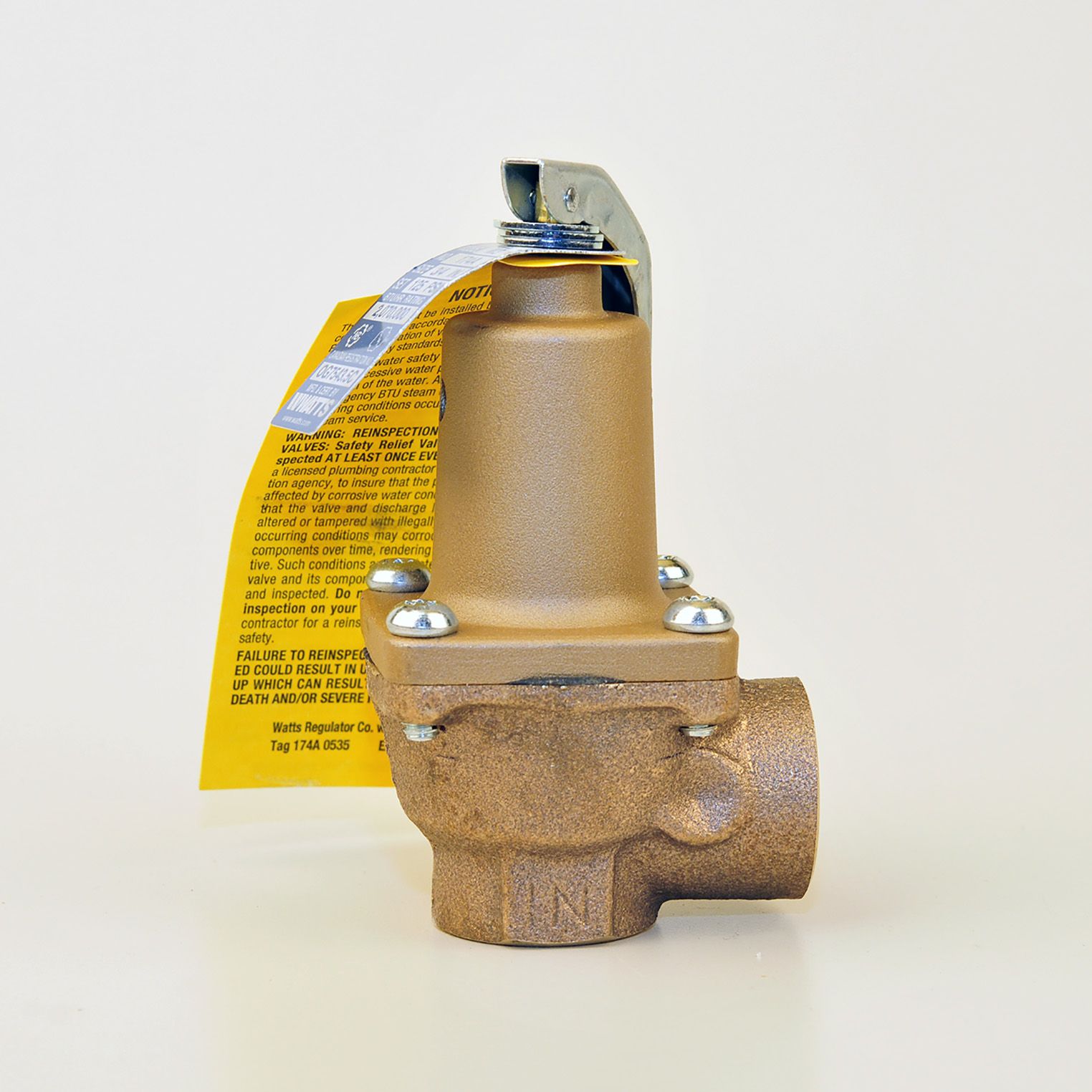 Watts 0274751 Series 174A 3/4 in. Bronze FNPT 125 psi 250 Relief Valve