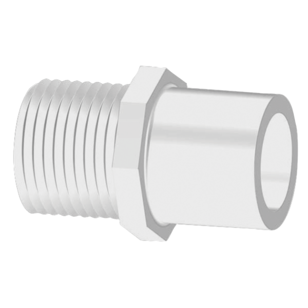 NIBCO INC L010000 433-005 1/2 SPXM FTG ADAPTER PVC 40