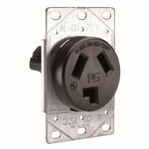 WESCO Wesco 3864 Flush Mount Receptacle 30A 3-wire