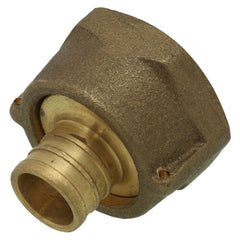 Everflow WMP0034-NL 3/4 PEX x 1 FIP Brass Water Meter Coupling w/ Washer (Lead Free)