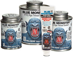 Blue Monster 76017 Heavy-Duty Industrial Grade Thread Sealant with PTFE (32 oz.)