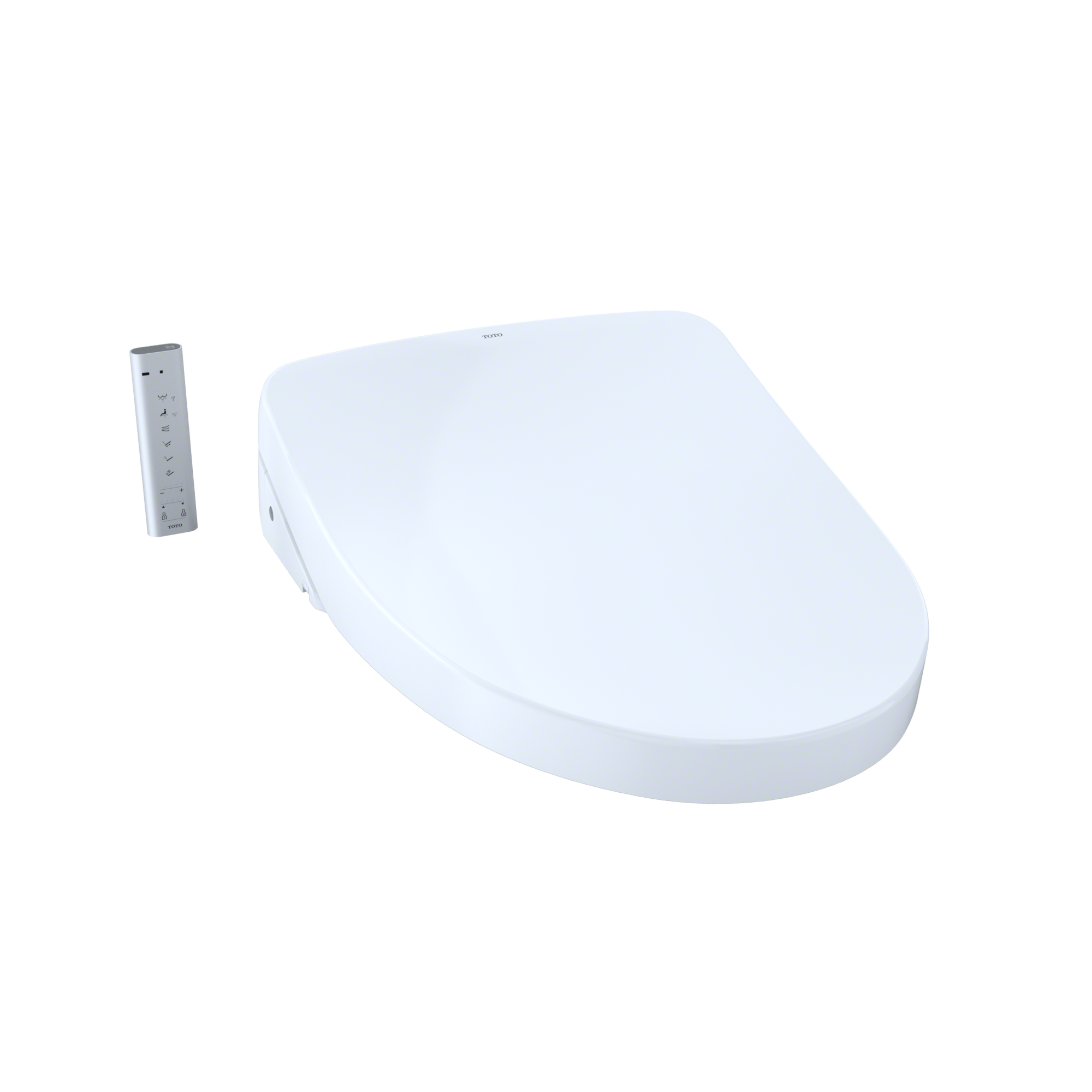 Toto SW3046AT40#01 S500E Contemporary Washlet Electric Heated Bidet Toilet Seat for Elongated Toilet Cotton White