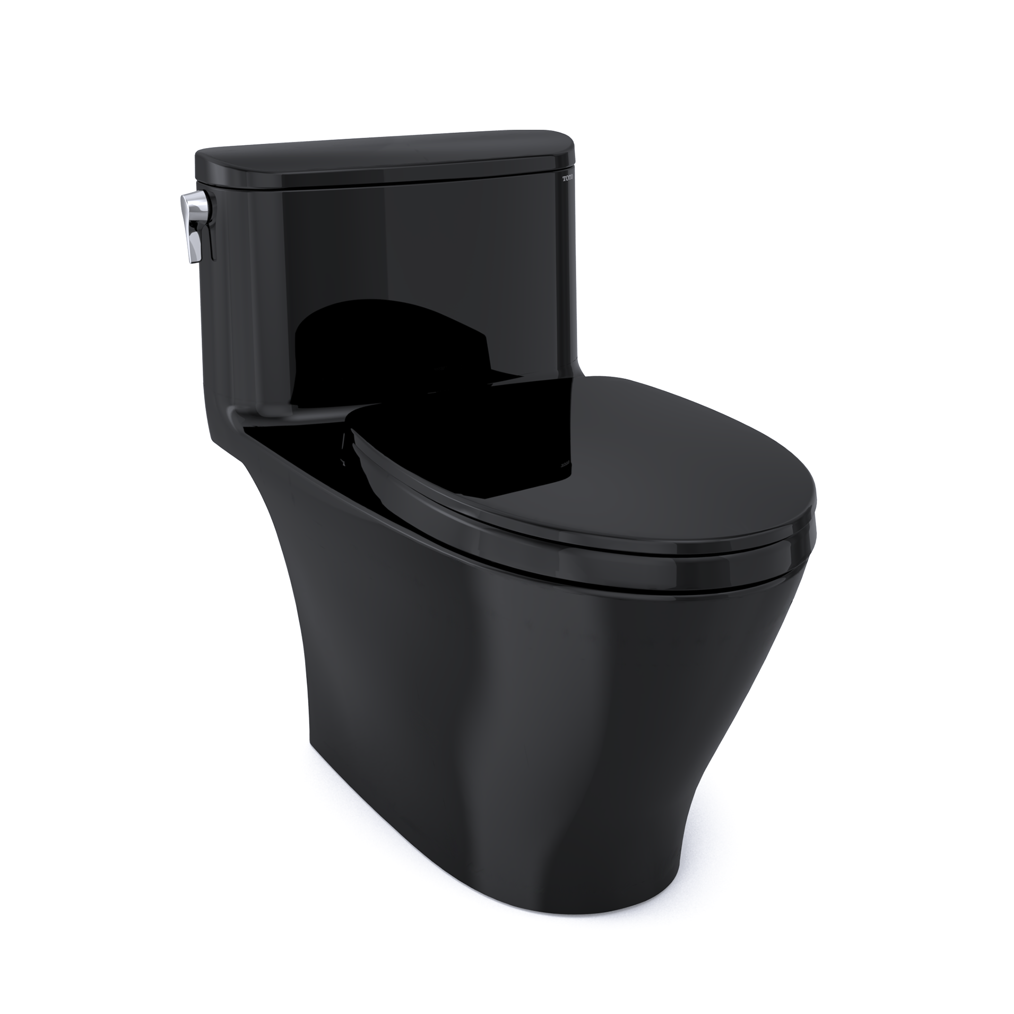 Toto MS642124CUF#51 Nexus 1G One-Piece Elongated 1.0 GPF Universal Height Toilet Ebony