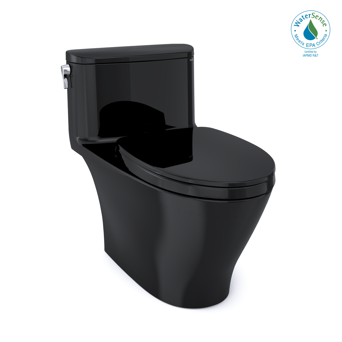 Toto MS642124CUF#51 Nexus 1G One-Piece Elongated 1.0 GPF Universal Height Toilet Ebony