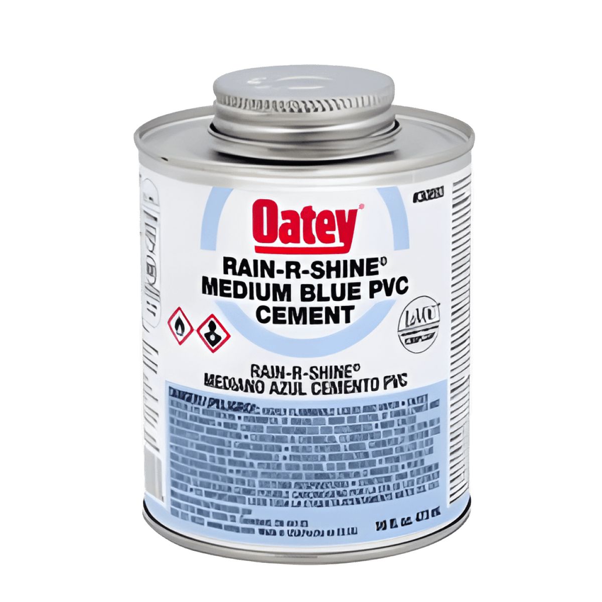 Oatey 30893 Rain-R-Shine Blue PVC Cement 16 oz