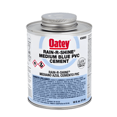 Oatey 30893 Rain-R-Shine Blue PVC Cement 16 oz