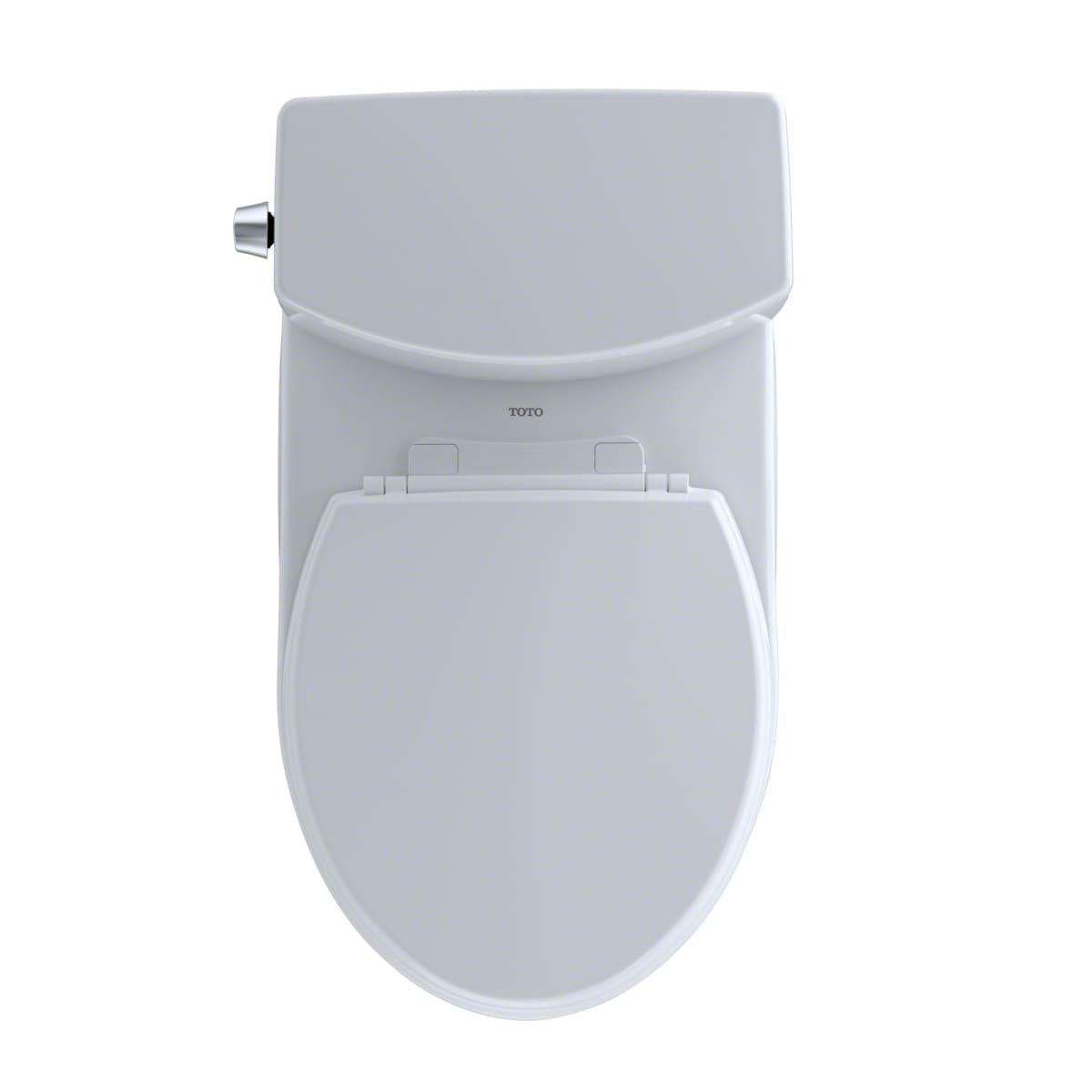 Toto CST453CUFRG#01 TOTO Drake II 1G Two-Piece Round 1.0 GPF Universal Height Toilet with CEFIONTECT and Right-Hand Trip Lever