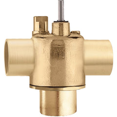 Caleffi Z300432 3-Way 1/2 Sweat Valve 2.5 Cv 50 PSI