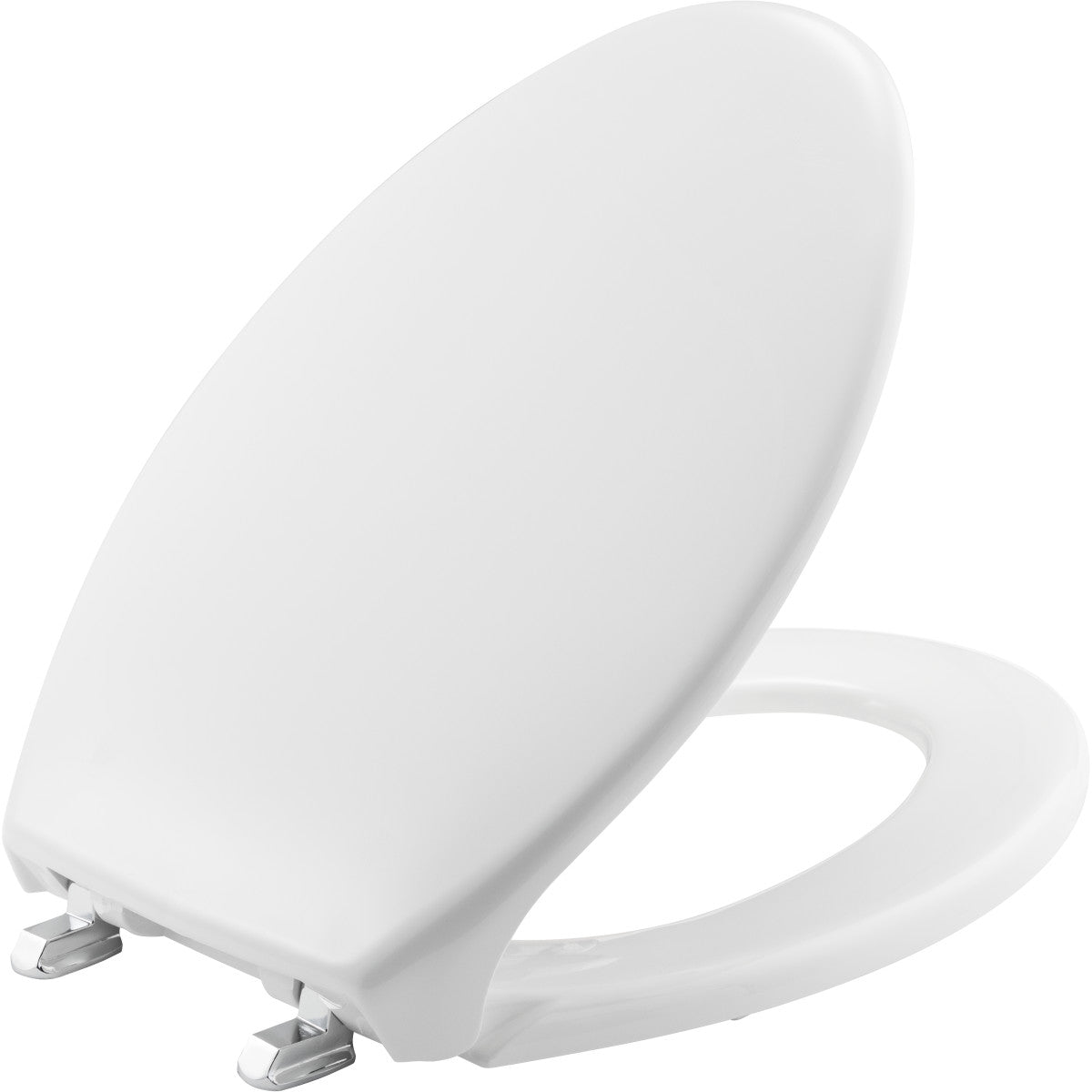 Bemis 1900SS 000 Elongated Closed Front Toilet Seat with Cover in White