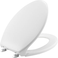 Bemis 1900SS 000 Elongated Closed Front Toilet Seat with Cover in White