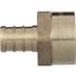 Zurn QQUFC33GX XL Brass Female (Non Swivel) Pipe Thread Adapter -1/2 Barb x 1/2 FPT