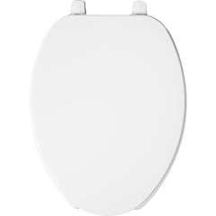 Bemis 175 000 Elongated Open Front Toilet Seat with Cover in White